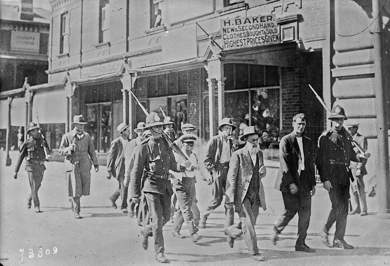 Moment image for The Rand Rebellion: White Mineworkers Strike for Fair Wages and Conditions