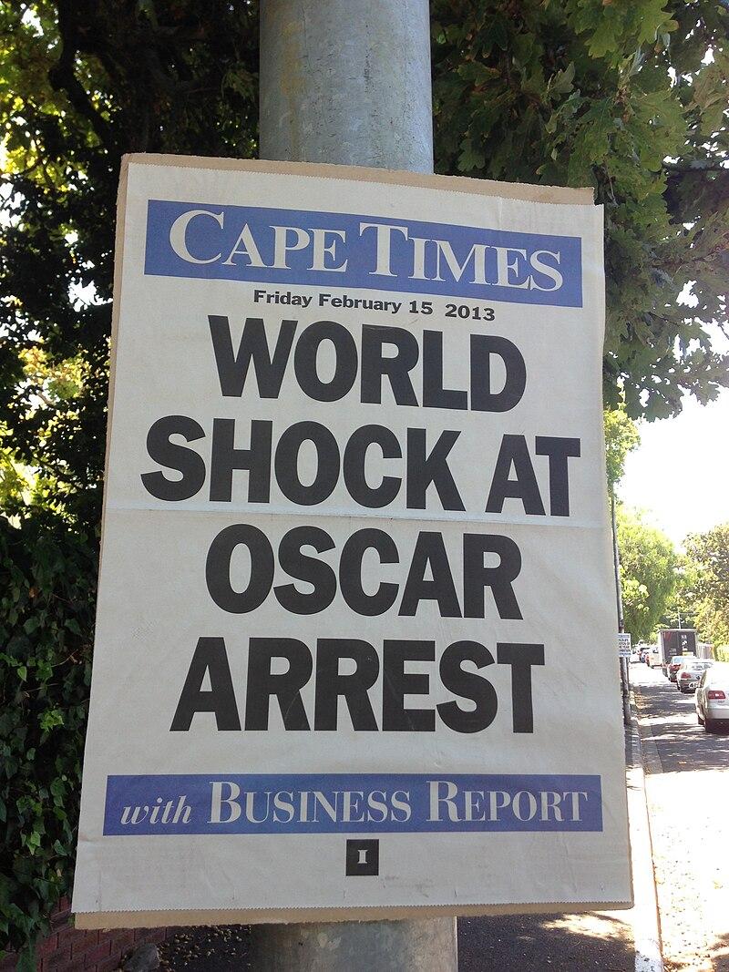 Moment image for Oscar Pistorius trial for the murder of Reeva Steenkamp