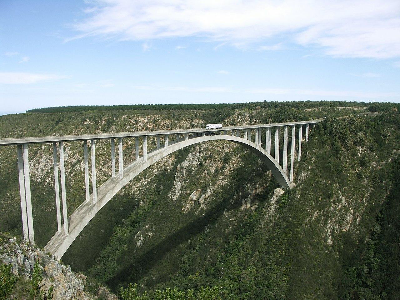 Moment image for The Bloukrans Bridge is opened as the highest concrete arch in Africa