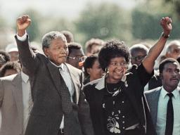 Nelson Mandela's Liberation after 27 Years Locked Up