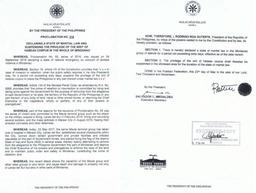 Martial Law on Mindanao: Clashes with Maute Group forces emergency measures.