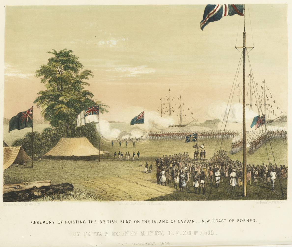 Moment image for Labuan ceded to British under Treaty.