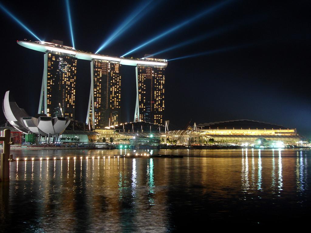 Moment image for Grand Opening of Marina Bay Sands Resort.