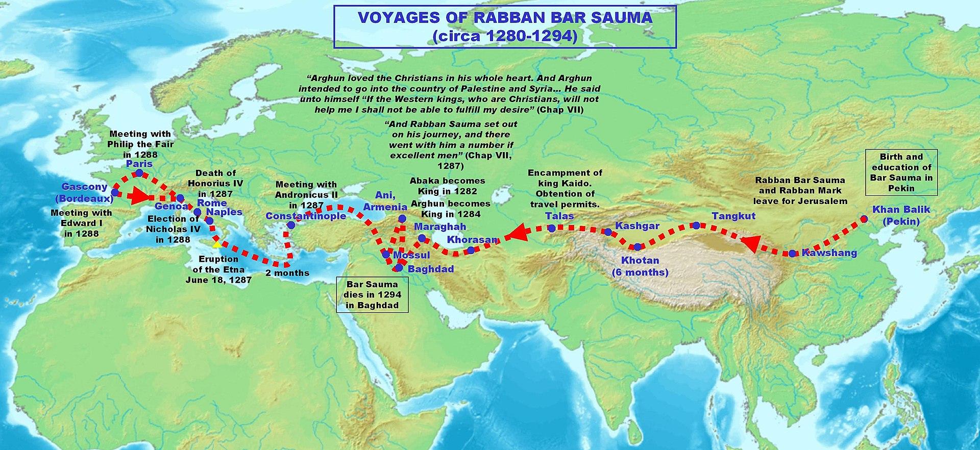 Moment image for Monk visits Mongolia en route to Europe.
