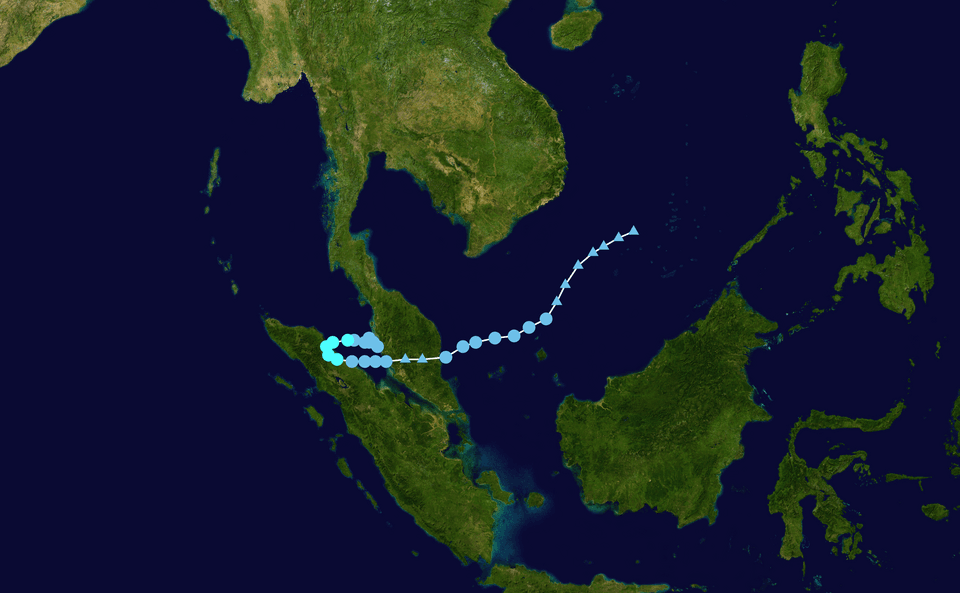 Moment image for Cyclone Senyar makes landfall, causing deaths and mass evacuations
