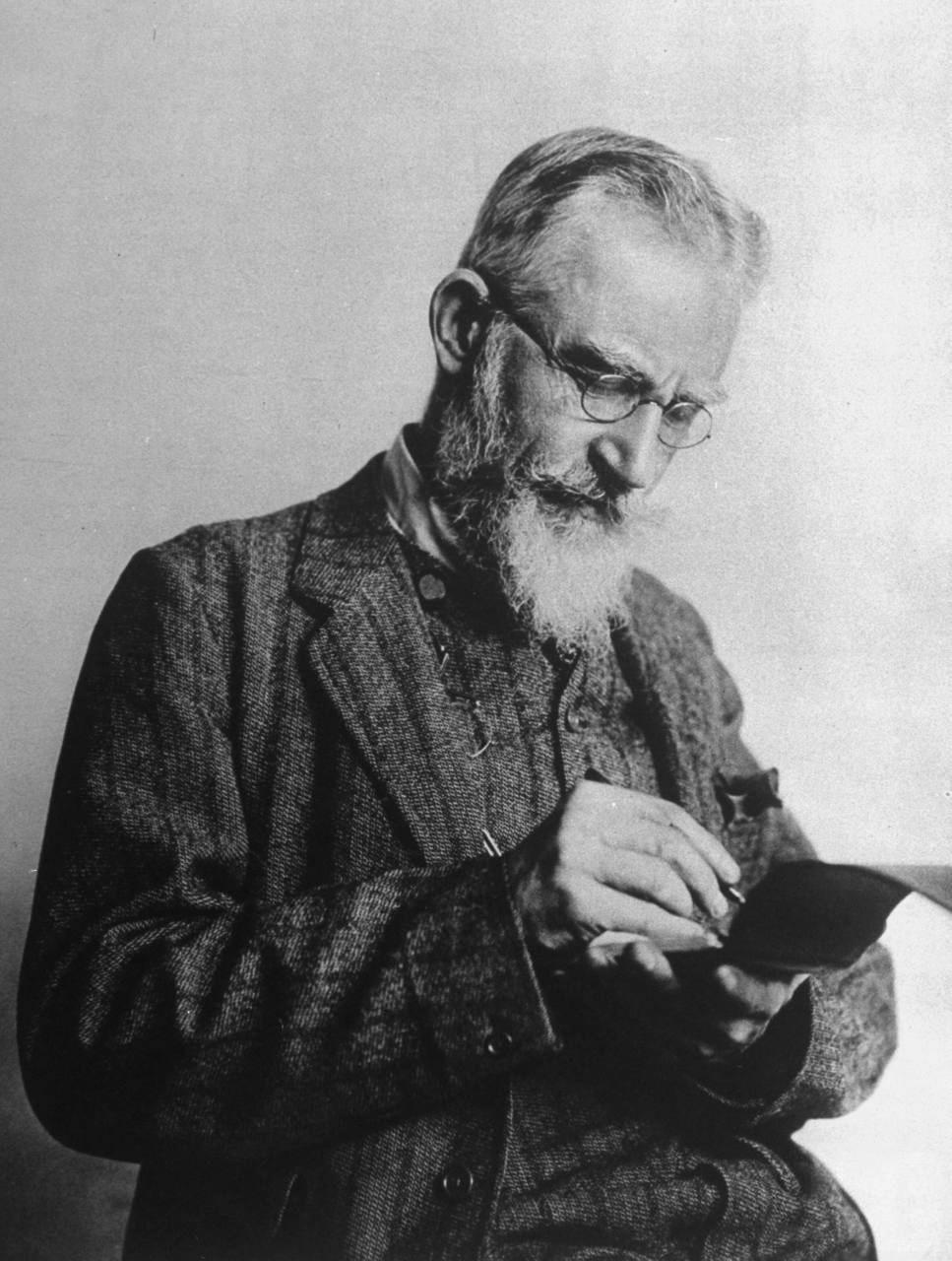Moment image for George Bernard Shaw: Nobel Laureate for Idealistic and Satirical Literature