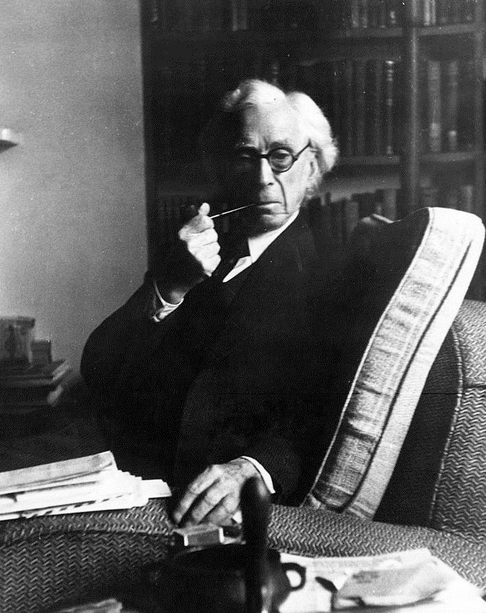 Moment image for Bertrand Russell: Nobel Prize-winning writer and philosopher promoting freedom of thought and humanitarian ideals.