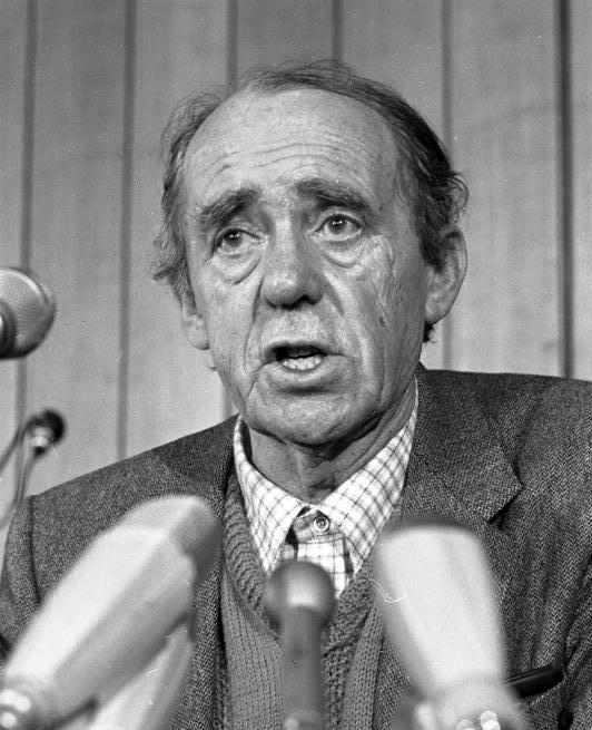 Moment image for Heinrich Böll: Nobel Laureate and Renowned German Writer's Impact on Post-War Literature