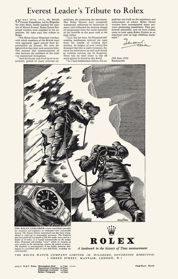 Moment image for Rolex Explorer Introduced