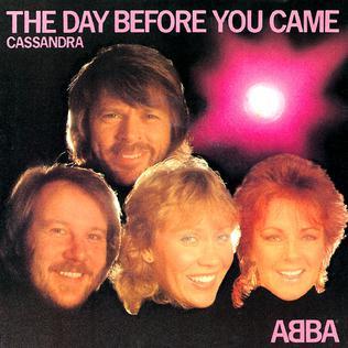 Moment image for ABBA's "The Day Before You Came": Melancholic hit showcases group's versatility and storytelling prowess.