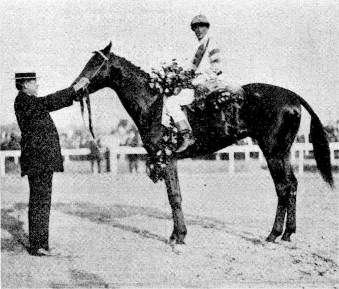 Moment image for Meridian triumphs with George Archibald for Albert Ewing and Richard F. Carman in 2:05.0.