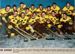 Soviet Union wins gold, US silver, Canada bronze at Cortina d'Ampezzo hosted championship in Italy.