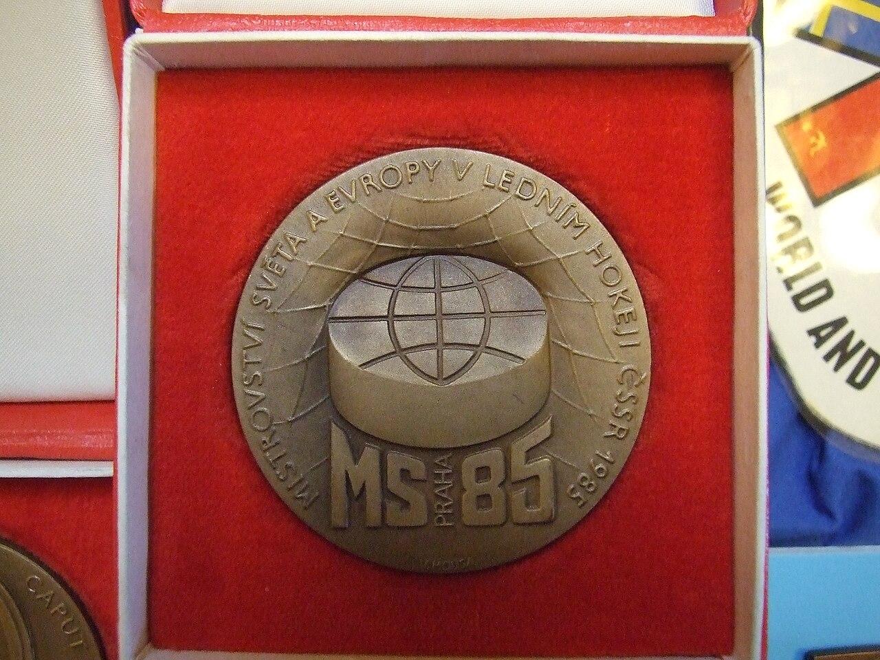 Moment image for Czechoslovakia, Canada, and Soviet Union win medals in Prague.