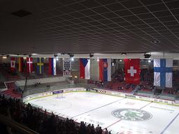 Winners and host cities/countries of ice hockey championships summarized in few words.