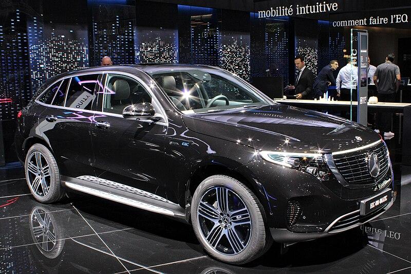 Moment image for Mercedes Unveils First Fully Electric Car