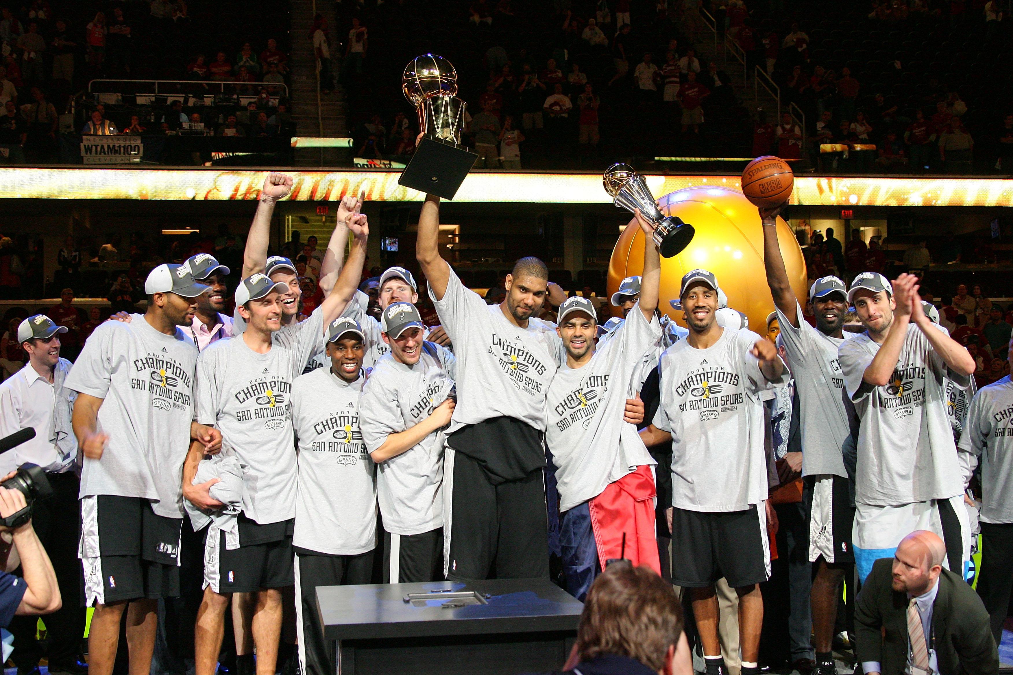 Moment image for Spurs win fourth NBA championship