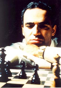 Kasparov defeats Anand in PCA World Chess Championship