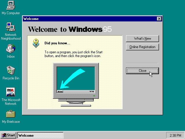 Moment image for Microsoft Launches Windows 95 Operating System