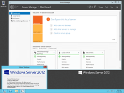 Microsoft released Windows Server 2012