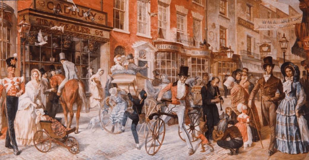 Moment image for John Cadbury opens a grocery store