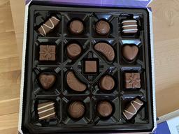 First production of Milk Tray