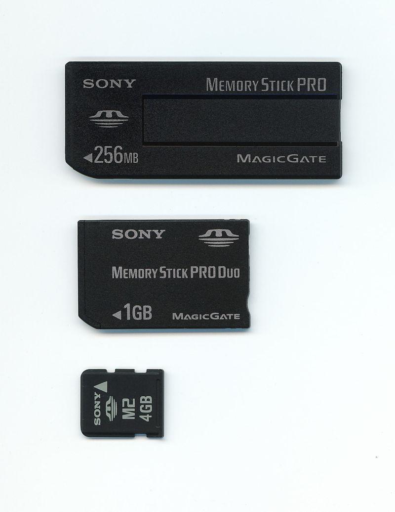 Moment image for Sony launched the Memory Stick format