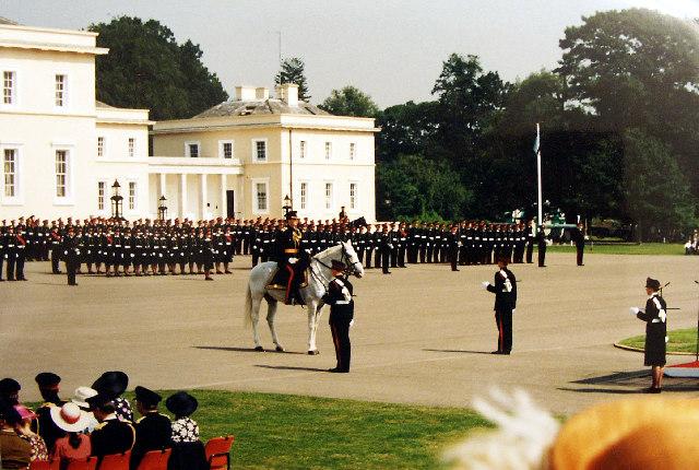 Moment image for Joined the Royal Military Academy Sandhurst