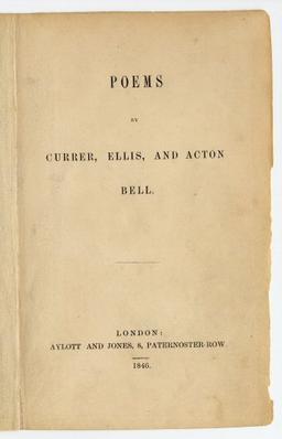 Publication of Poems by Brontë Sisters