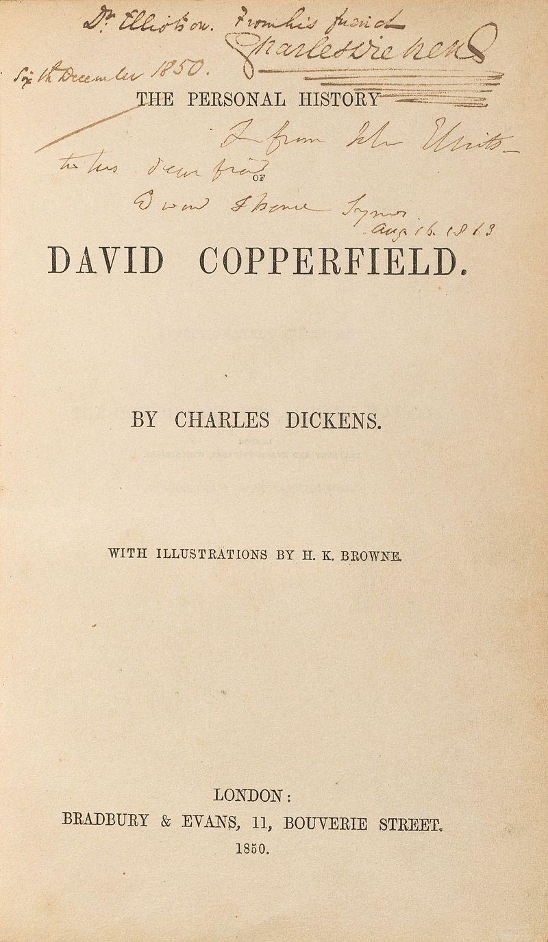 Moment image for Serialization of David Copperfield
