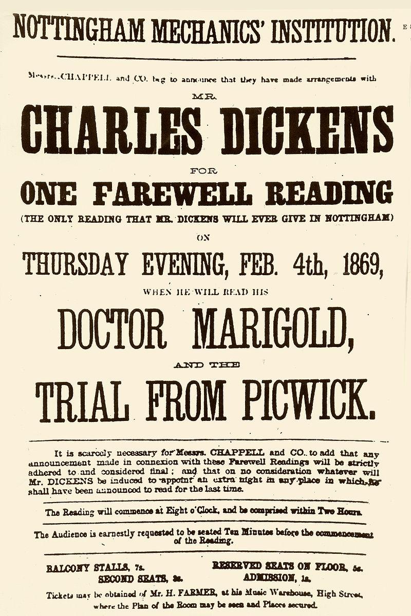 Moment image for Dickens' Farewell Readings in England