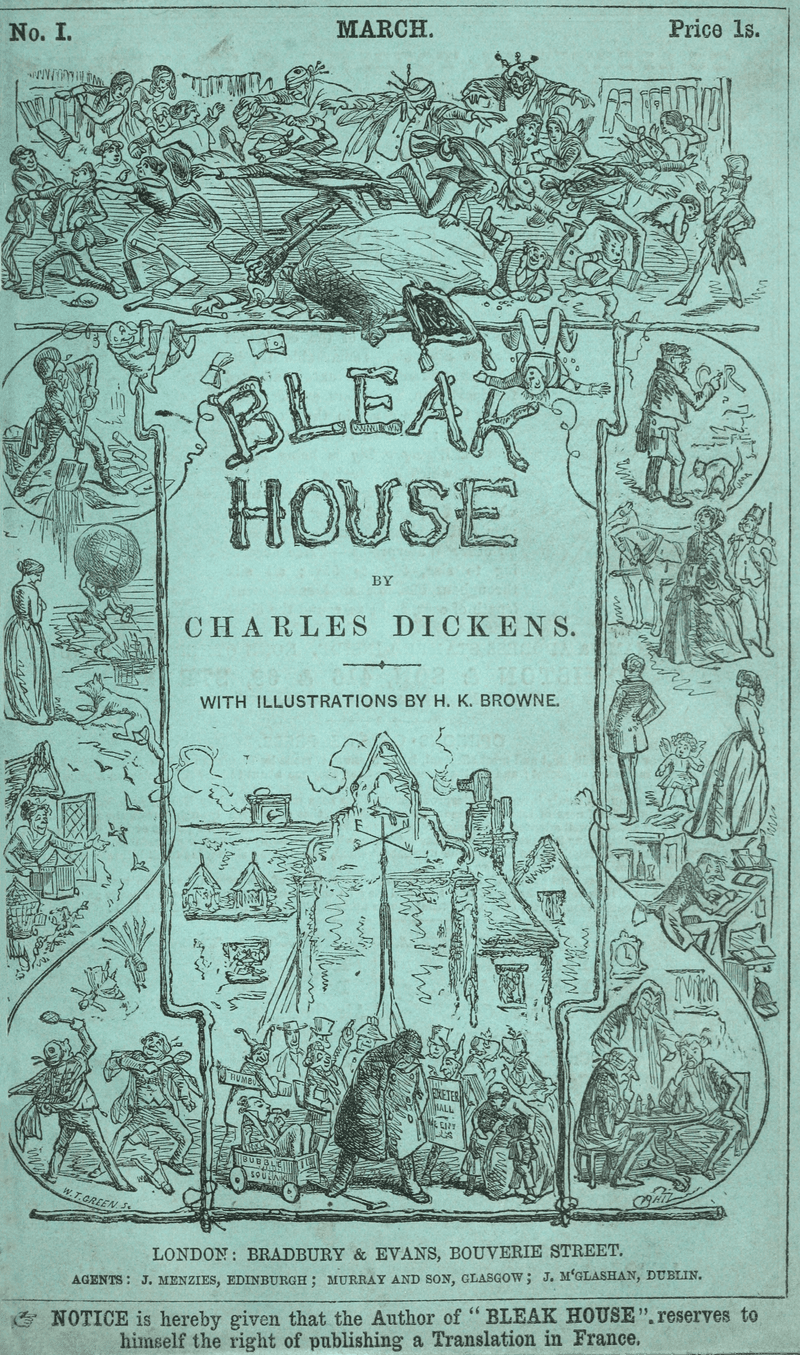 Moment image for Bleak House Monthly Publication Begins
