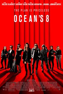 Moment image for Ocean's 8': Anne Hathaway shines in all-female heist film with comedic depth.