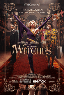 Moment image for "The Witches" movie adaptation with Anne Hathaway sparks mixed reviews and digital release trend.