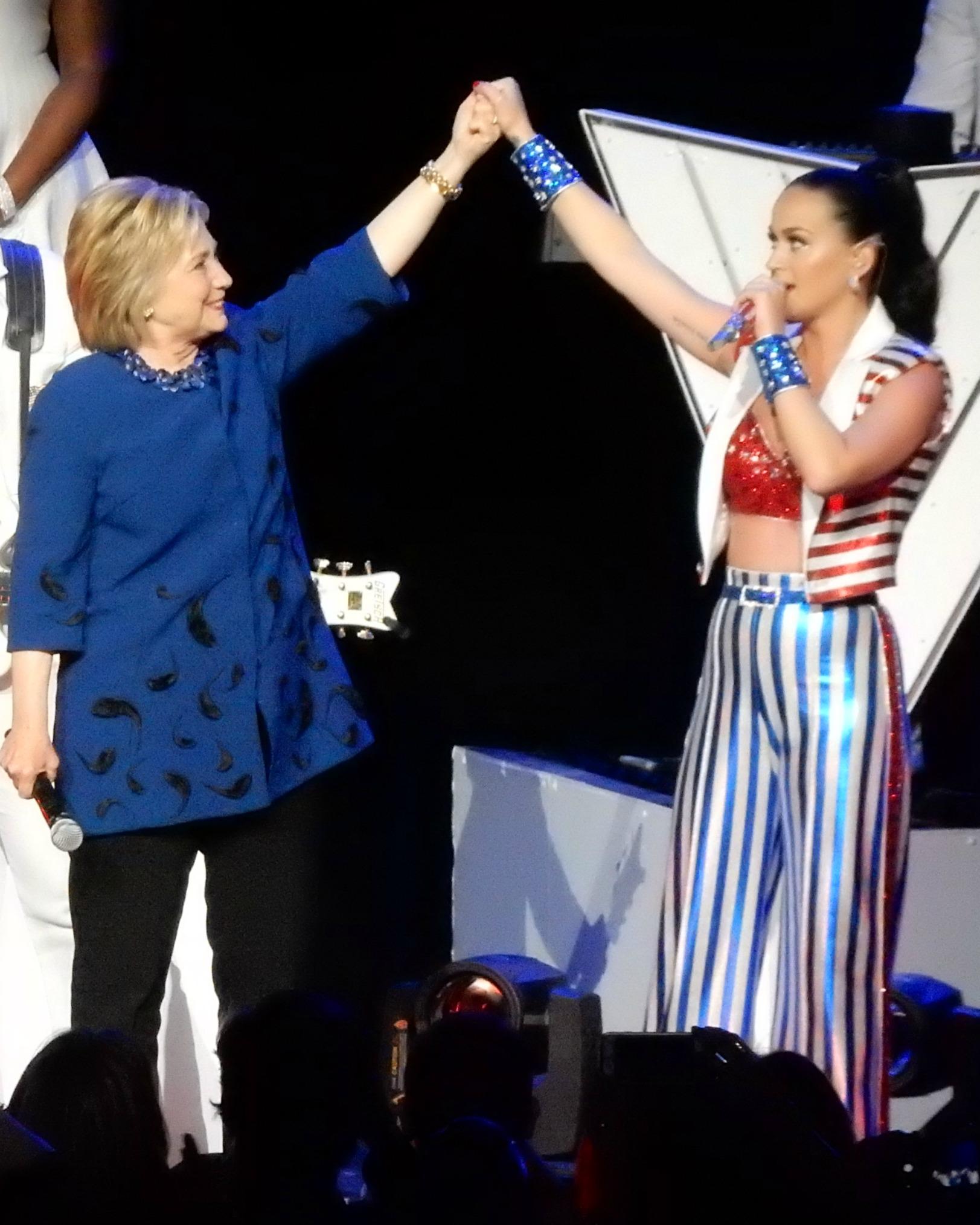 Moment image for Fundraising Concert for Hillary Clinton's Campaign: Elton John, Katy Perry, and More Unite.