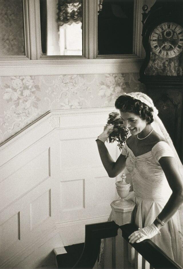 Moment image for Marriage of Jacqueline Bouvier and John F. Kennedy in September 1953
