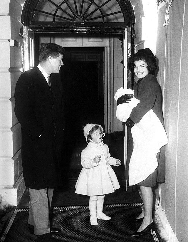 Moment image for John Fitzgerald Kennedy Jr. was born