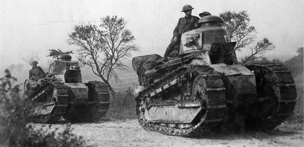 Moment image for Patton leads tanks at Battle of Saint-Mihiel