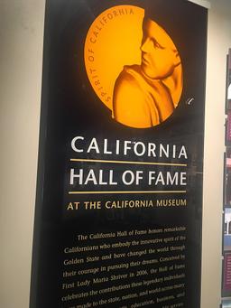 Chuck Yeager was inducted into the California Hall of Fame