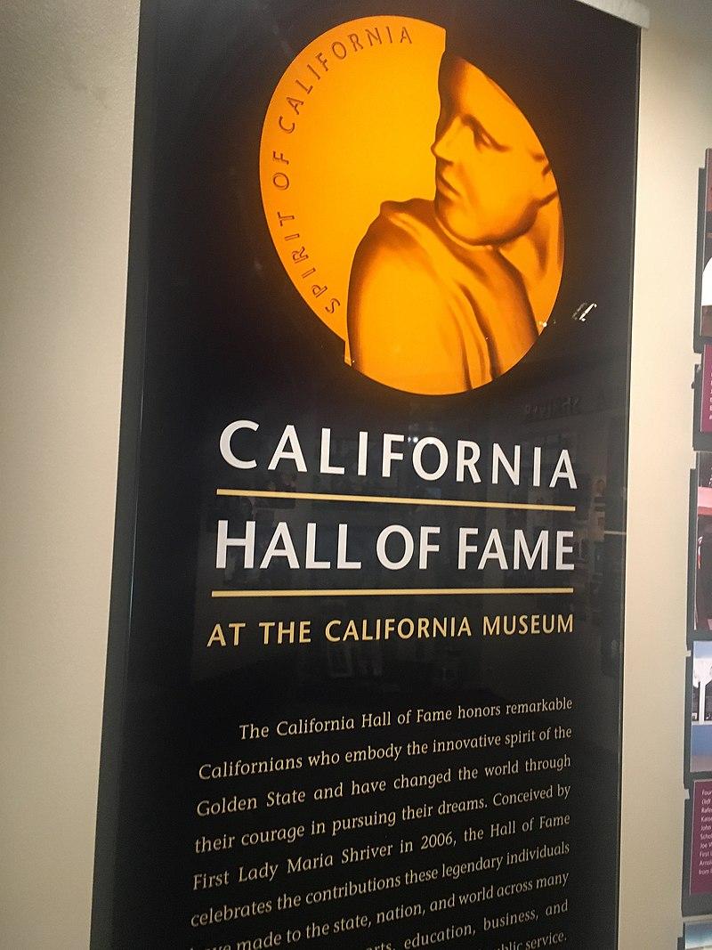 Moment image for Chuck Yeager was inducted into the California Hall of Fame