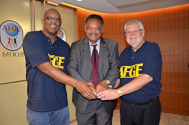 Moment image for AFGE Leaders and Staffers Meet with Rev. Jesse Jackson to Discuss Coalition Building