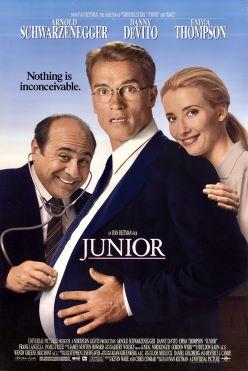 Moment image for "DeVito and Schwarzenegger Shine in Comedy 'Junior' with On-Screen Chemistry"