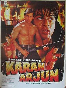 Moment image for Shah Rukh Khan's Dual Role in "Karan Arjun": A Bollywood Milestone
