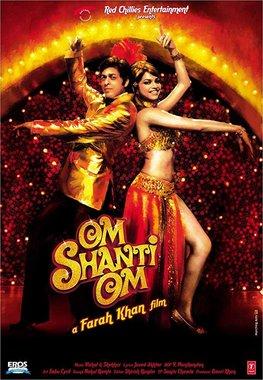 Moment image for Shah Rukh Khan shines in dual roles in blockbuster "Om Shanti Om" directed by Farah Khan.