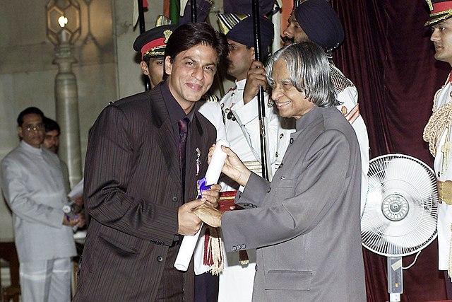 Moment image for Shah Rukh Khan: Padma Shri recipient, King of Bollywood, cultural icon and philanthropist.