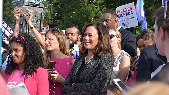 Moment image for Kamala Harris Joined the health care rally