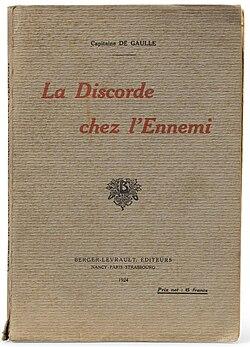 Moment image for De Gaulle's Debut Book: Analyzing German Military Divisions in WWI.