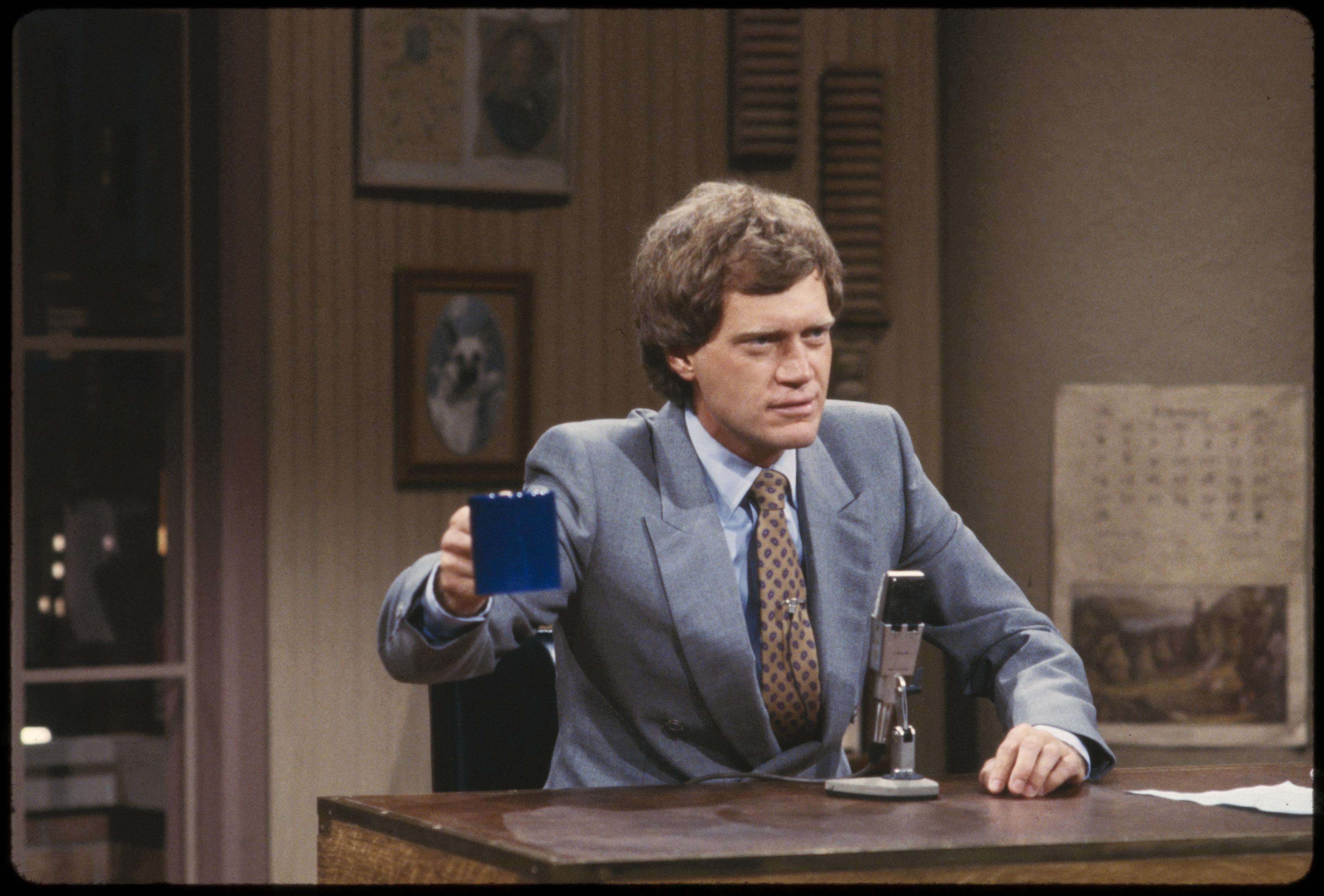 Moment image for Debut of Late Night with David Letterman