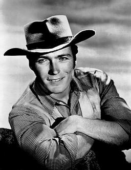 Cast as Rowdy Yates in Rawhide