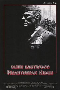 Moment image for Eastwood and Mason in Heartbreak Ridge