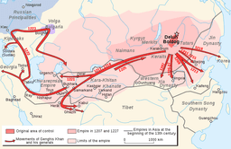 Mongol Expansion Under Genghis Khan